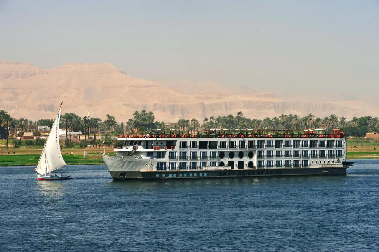 Exterior view of the M.S. Mayfair Nile Cruise Nile cruise ship